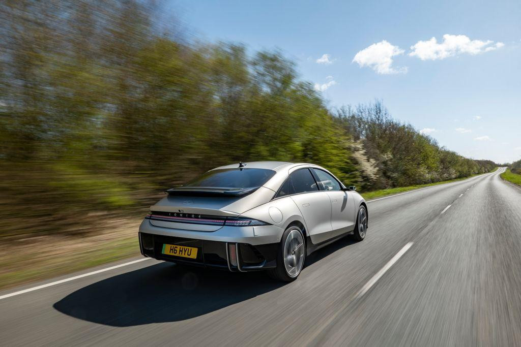 Hyundai Ioniq 6 driving